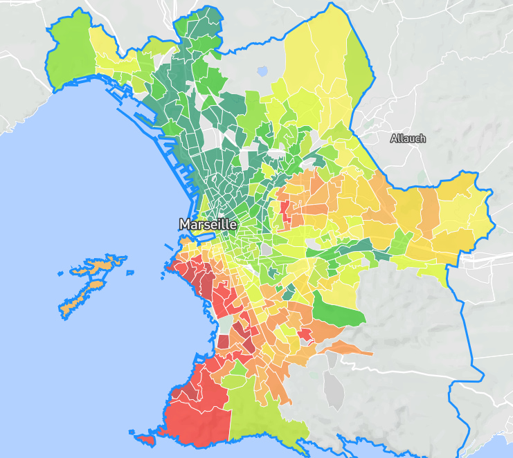 Prix m2 Marseille 2023 (13) : évolution et estimation par quartiers